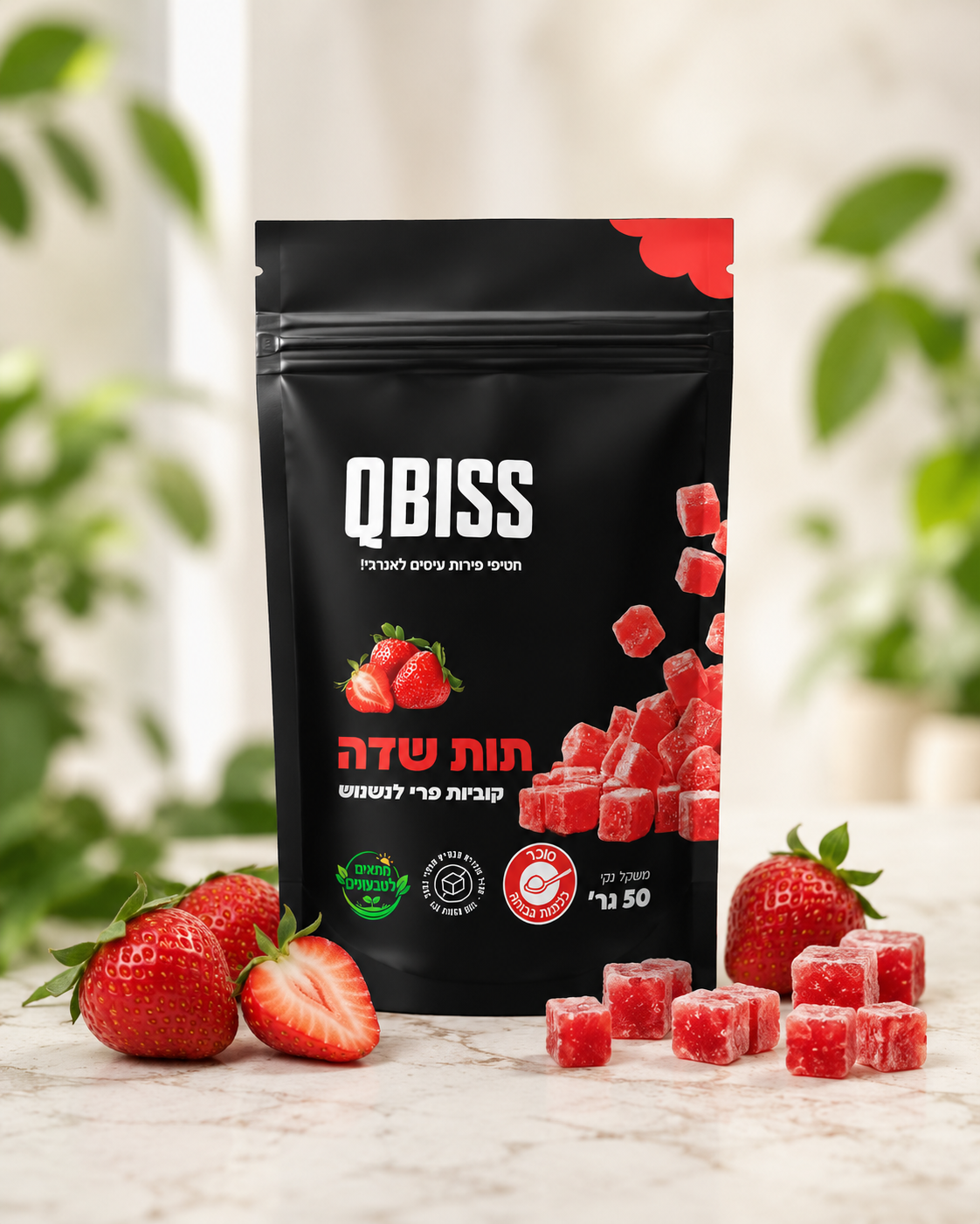 QBISS חטיפי גומי טבעיים